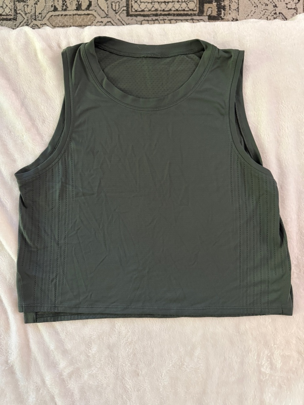Lululemon Train to Be Tank Top - Smoked Spruce- size 6